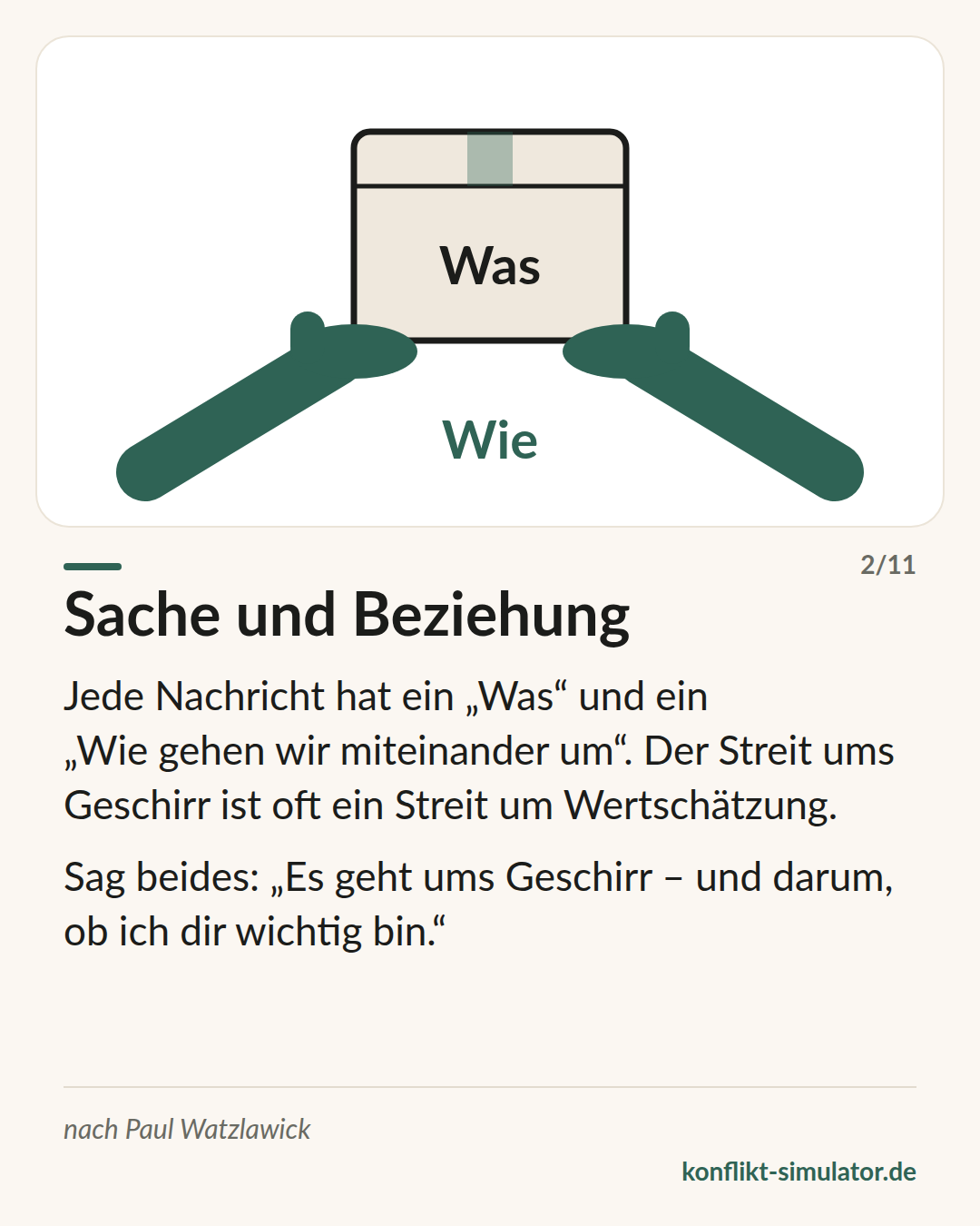 Sache und Beziehung